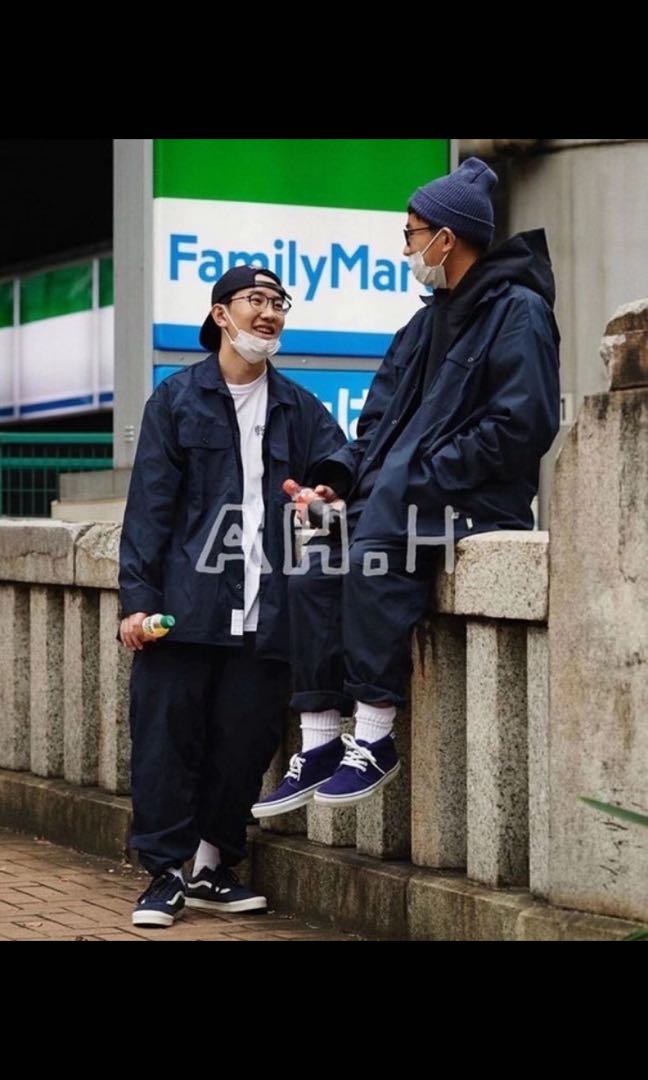 AH.H x nautica shirt jacket oversized, 男裝, 外套及戶外衣服- Carousell