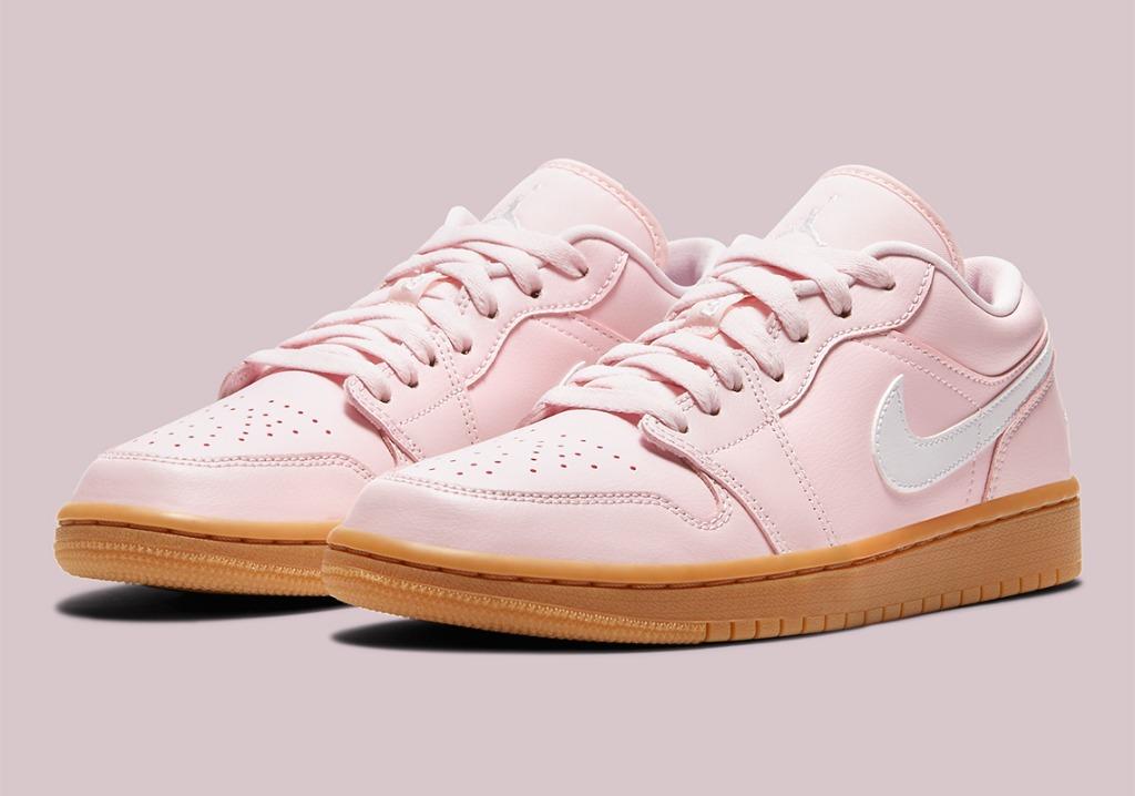 Jordan low top gum pink