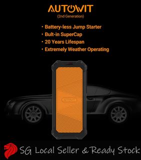 Autowit 12v portable batteryless outlet car jump starter