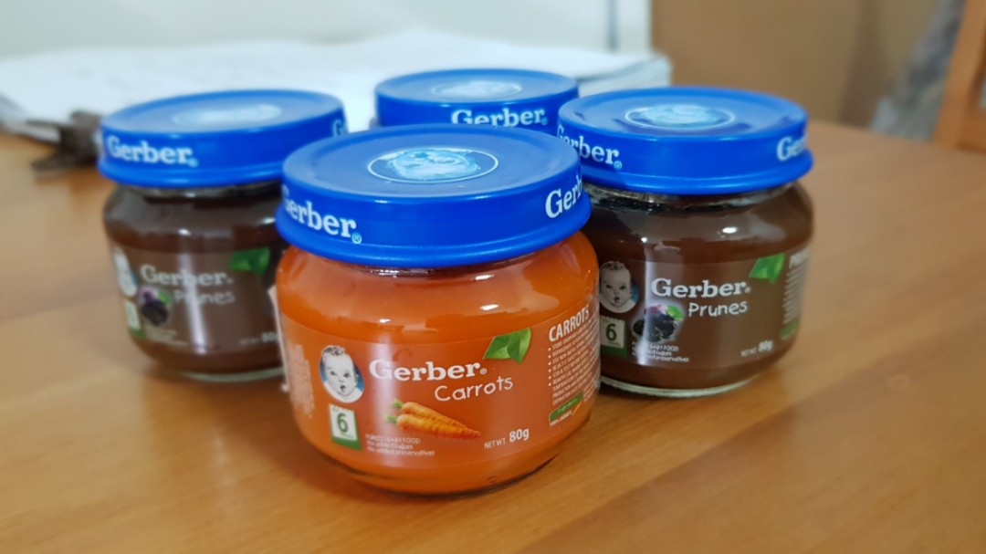 Baby food Gerber Prunes & Carrots, Food & Drinks, Other Food ...