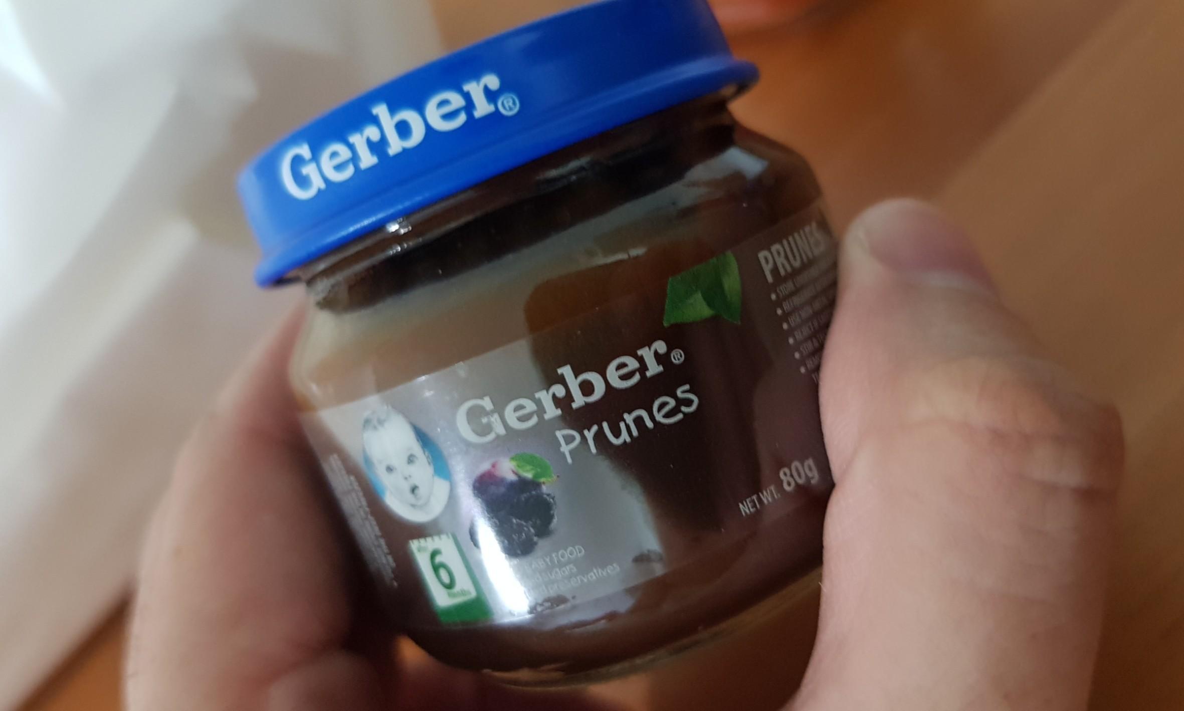 Baby food Gerber Prunes & Carrots, Food & Drinks, Other Food ...