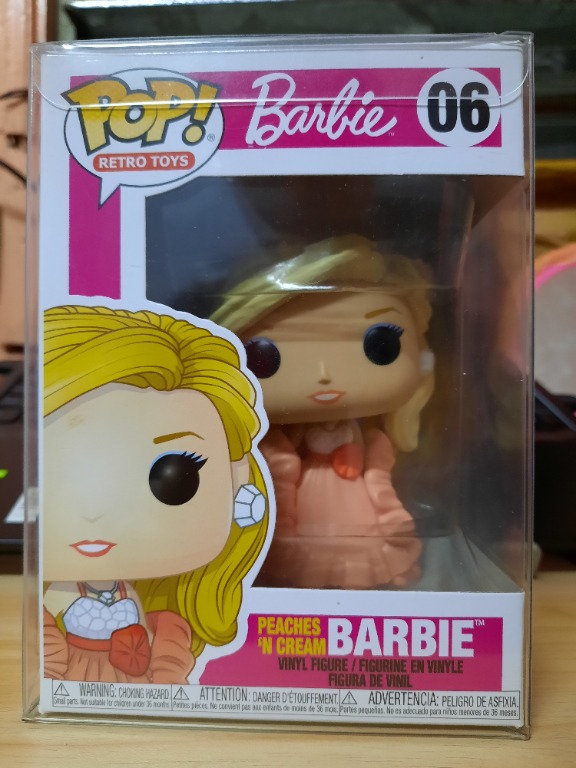 Barbie Peaches 'N Cream Funko Pop with Protector, Hobbies & Toys, Toys