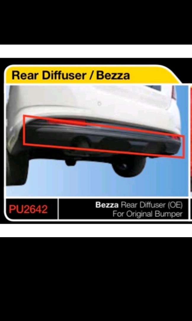 Bezza on sale rear bumper