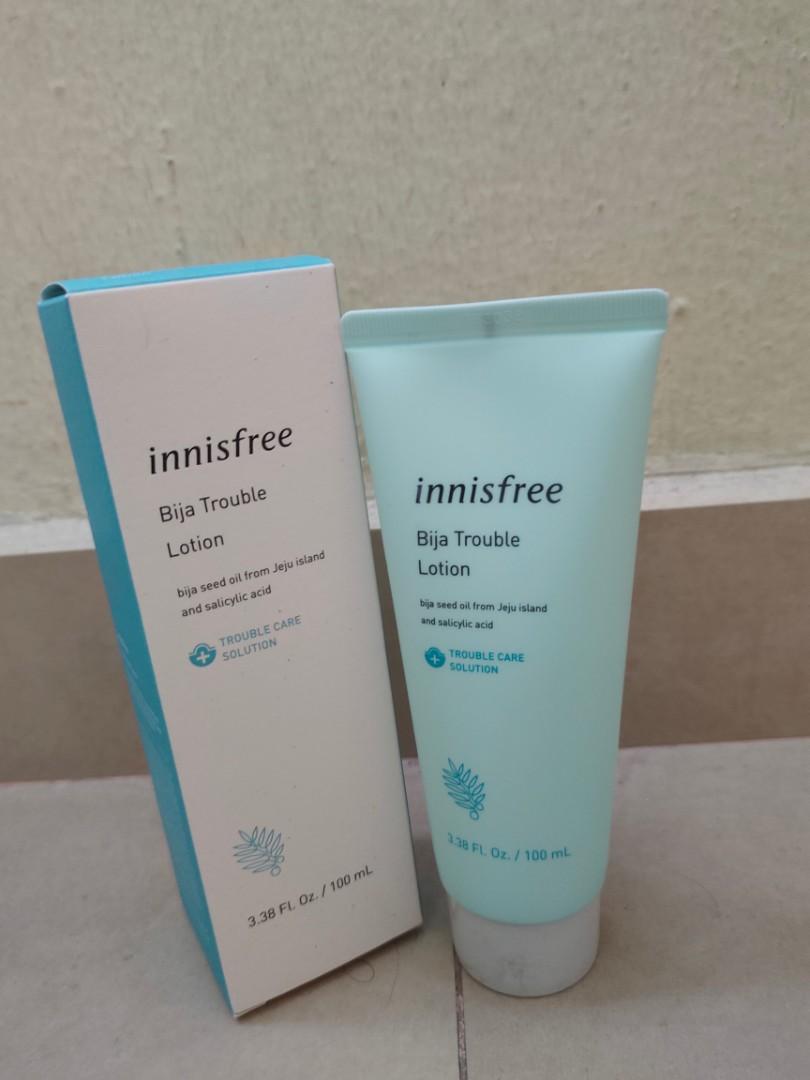 Innisfree Bija Trouble Lotion Health Beauty Skin Bath Body On Carousell