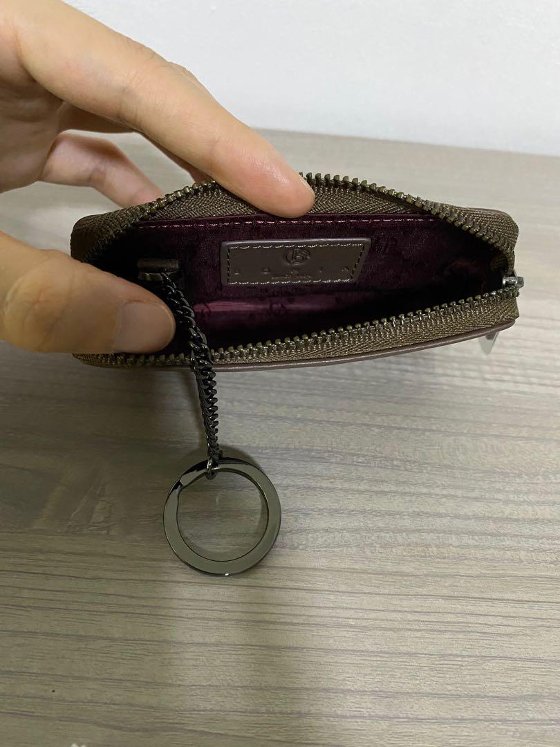 Mens Coin Purse Card Holder Key Case Zipper Solid Color Thin Coin Bag  Wallet - Bags & Luggage - Temu United Arab Emirates