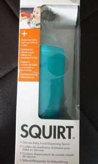 Boon squirt silicone baby food dispensing spoon