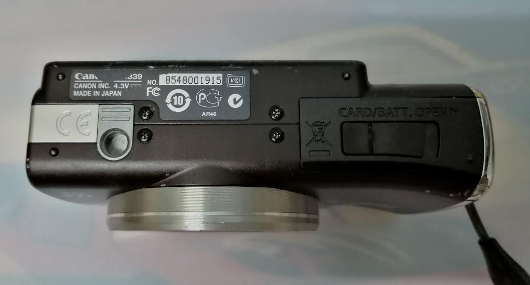 Canon PowerShot SX200 IS數碼相機，1210萬像素，正常使用！電池