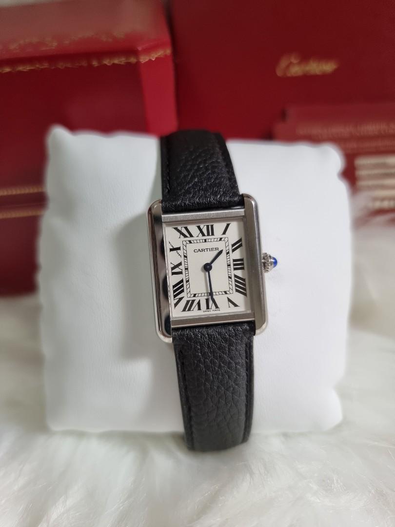 Cartier tank solo small model watch Luxury Watches on Carousell