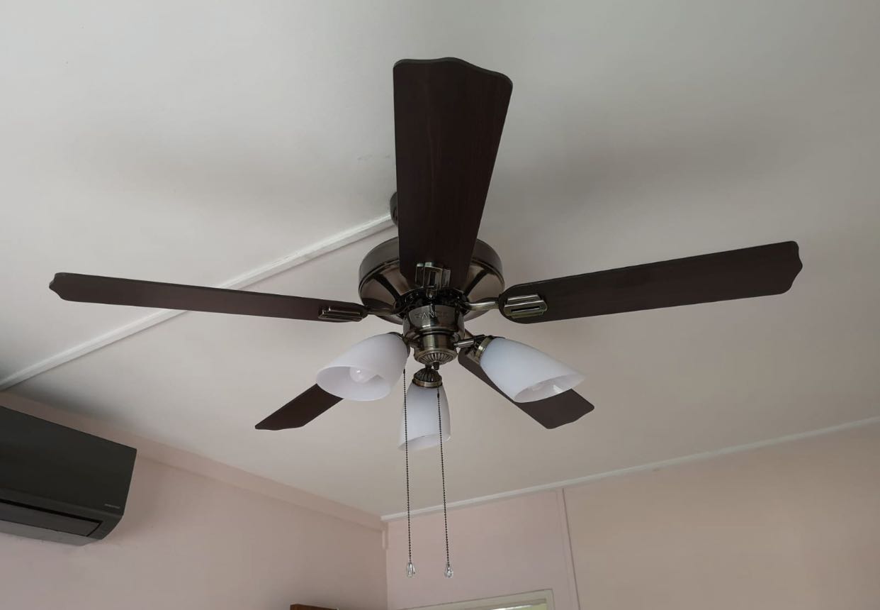 Vintage Ceiling Fan Light Approved