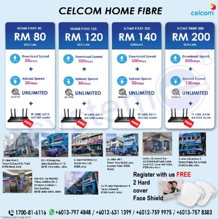 Celcom Home Fibre Electronics Computer Parts Accessories On Carousell