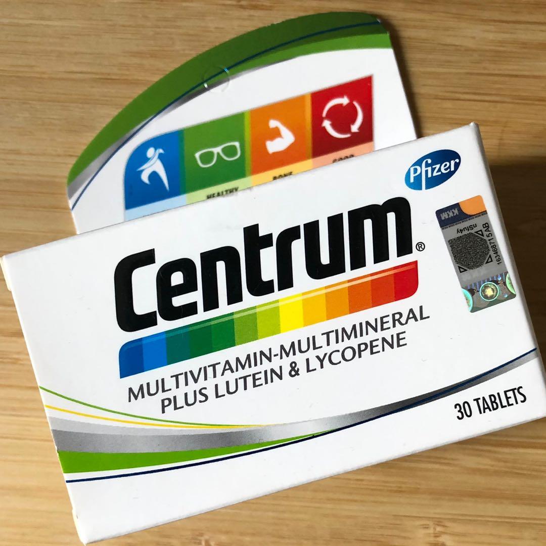 CENTRUM MultivitaminMultimineral Plus Lutein & Lycopene 30 Tablets