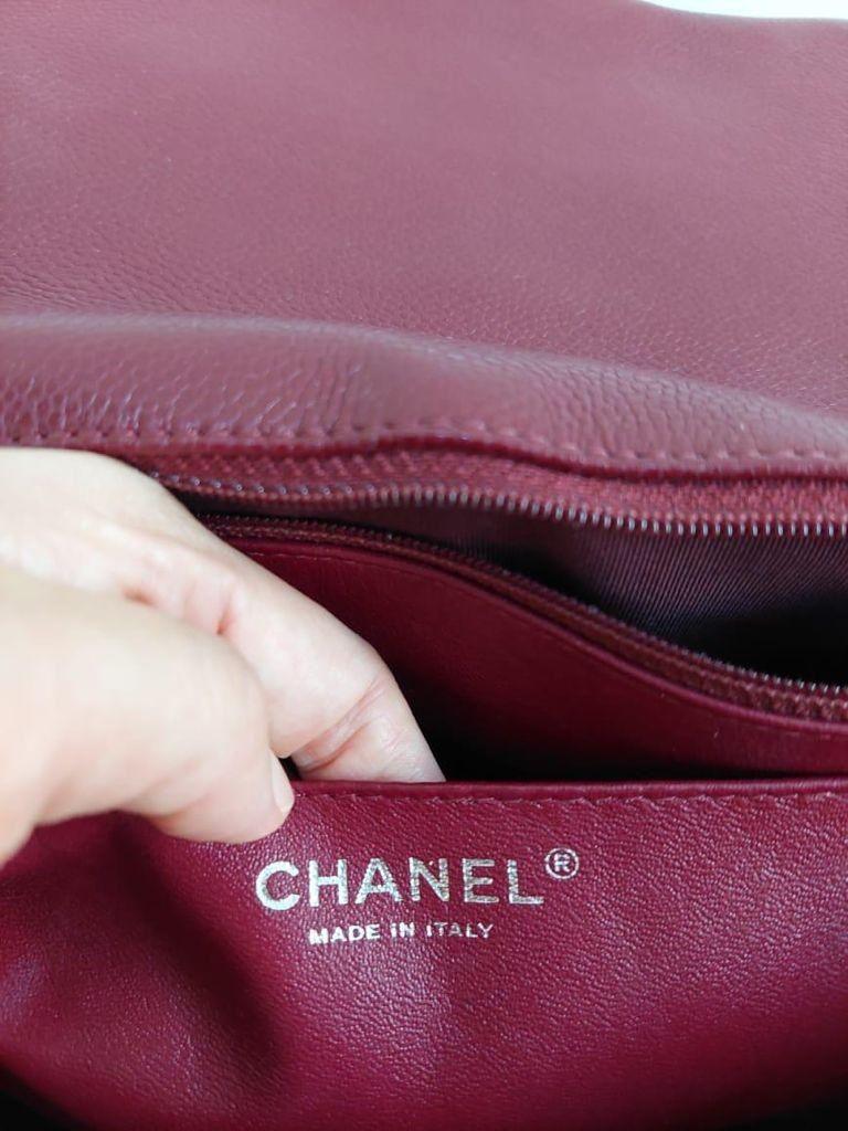 CHANEL JUMBO RED CAVIAR GHW