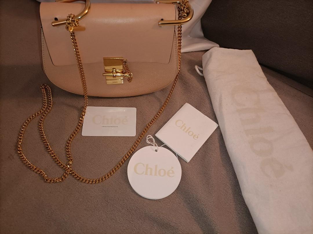 Chloe mini drew in cement pink original Luxury Bags Wallets