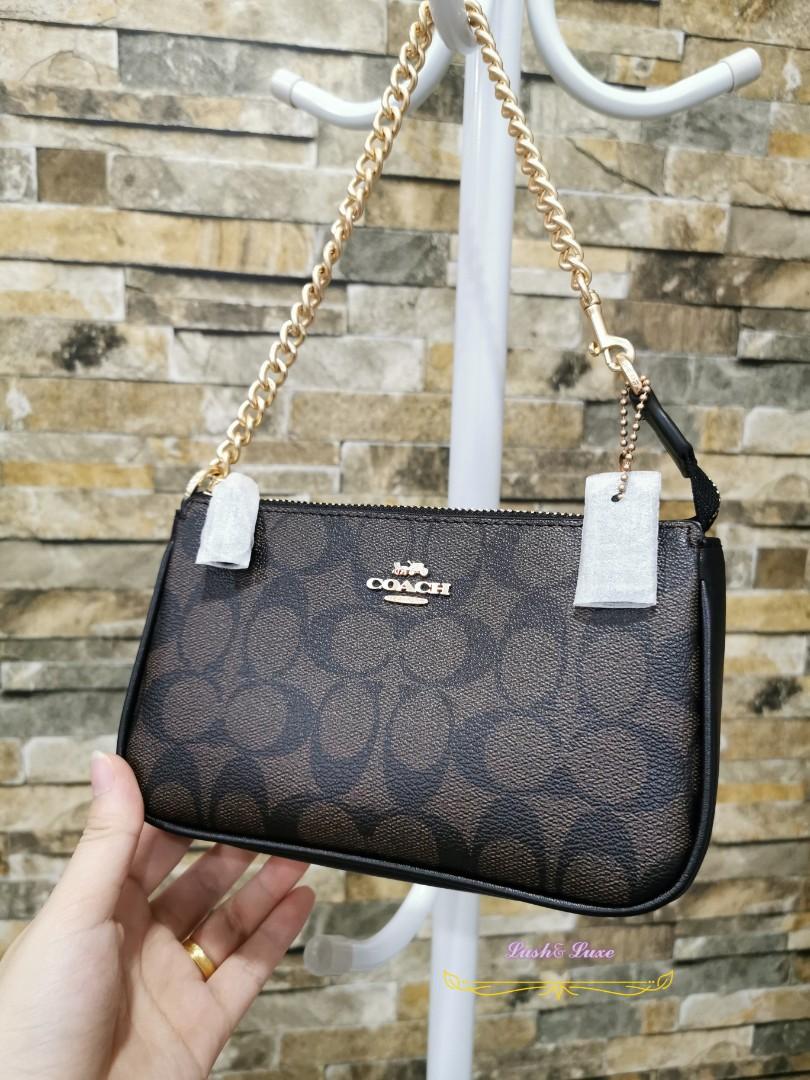 Coach Large Wristlet 19 in Signature Canvas, Women's Fashion, Bags &  Wallets, Clutches on Carousell