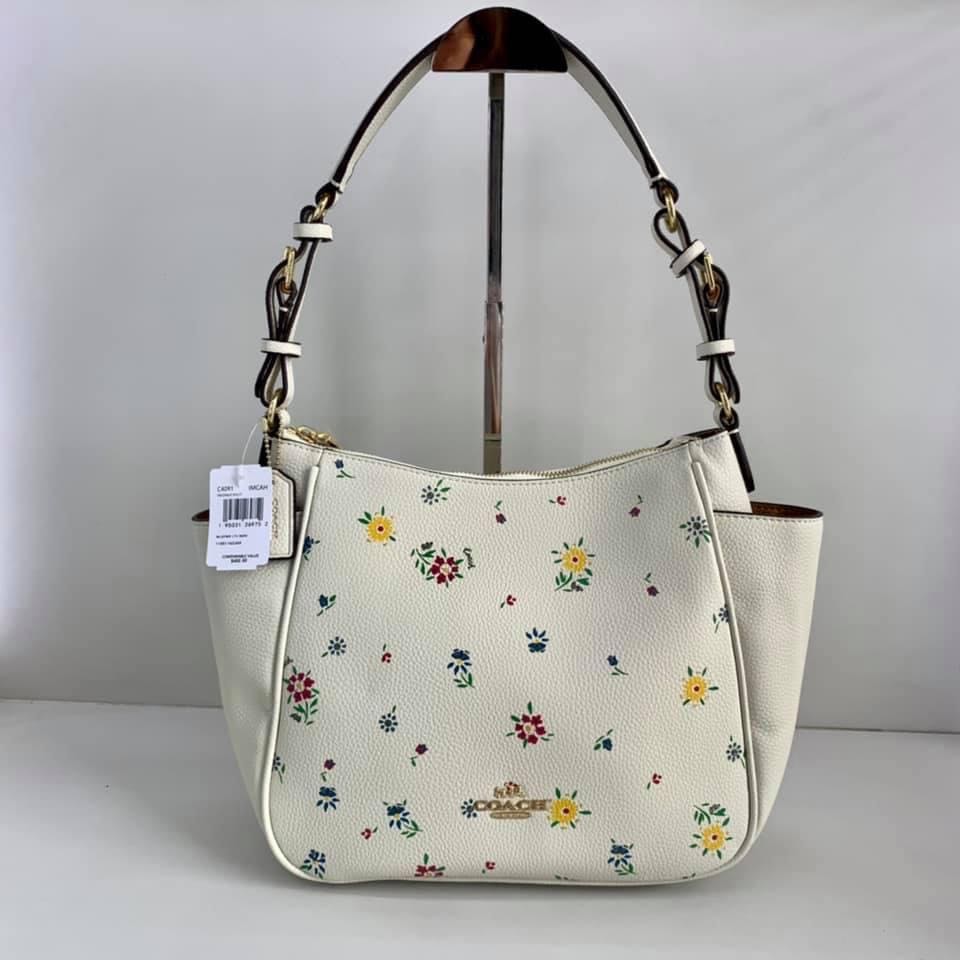 Rori shoulder bag with wild meadow print clearance