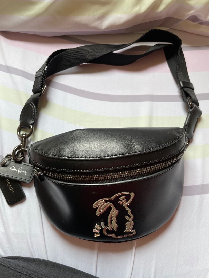 Coach selena belt best sale bag with bunny