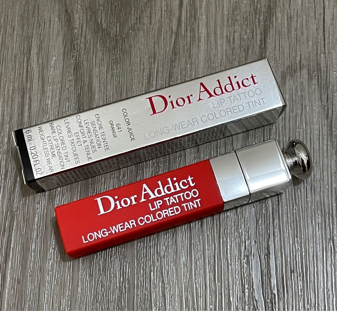 Dior addict lip tattoo 2025 641 orange