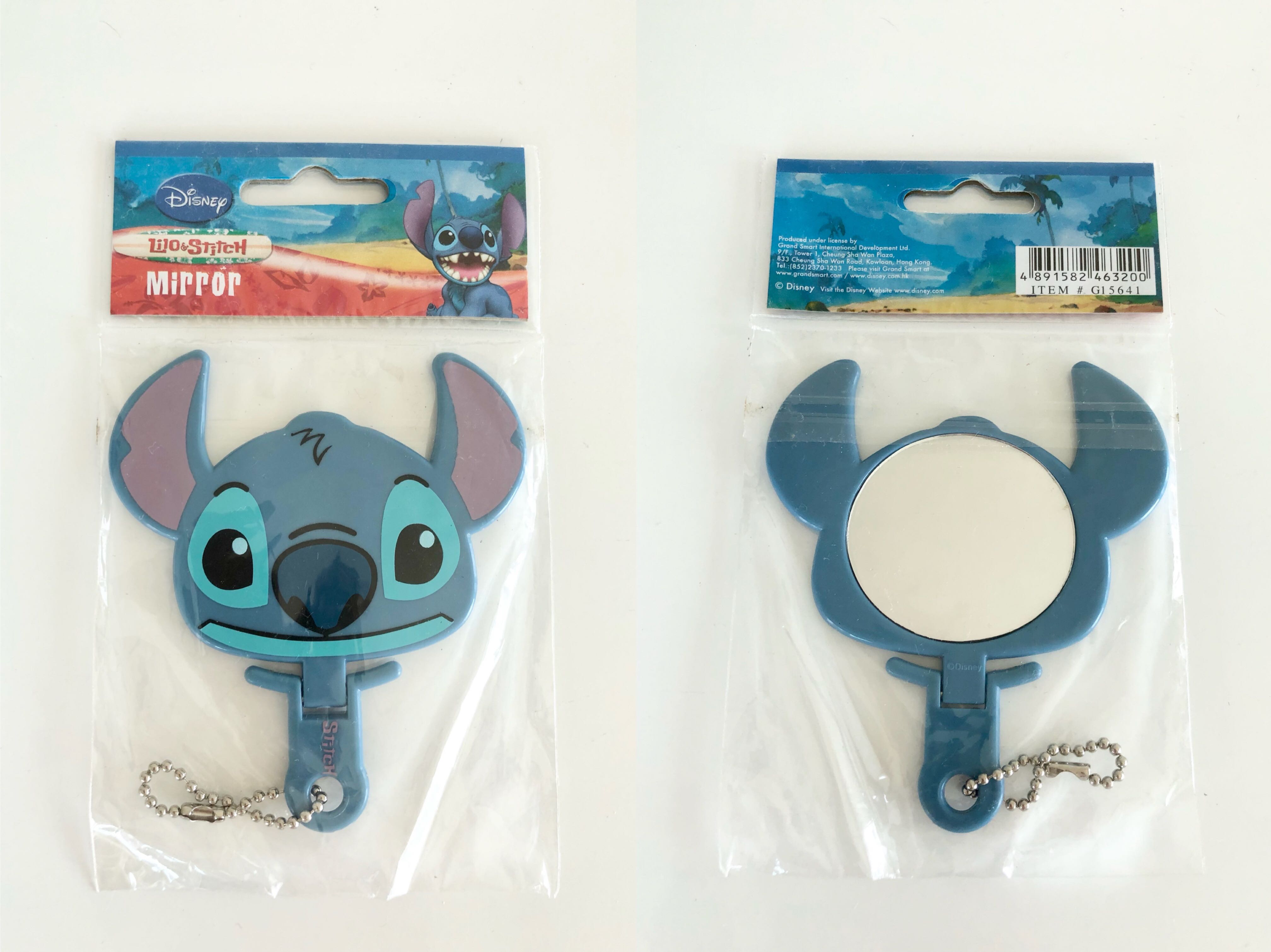 Disney Lilo & Stitch Mirror 迪士尼史迪仔鏡子, 興趣及遊戲, 收藏品及紀念品, 明星周邊 Carousell