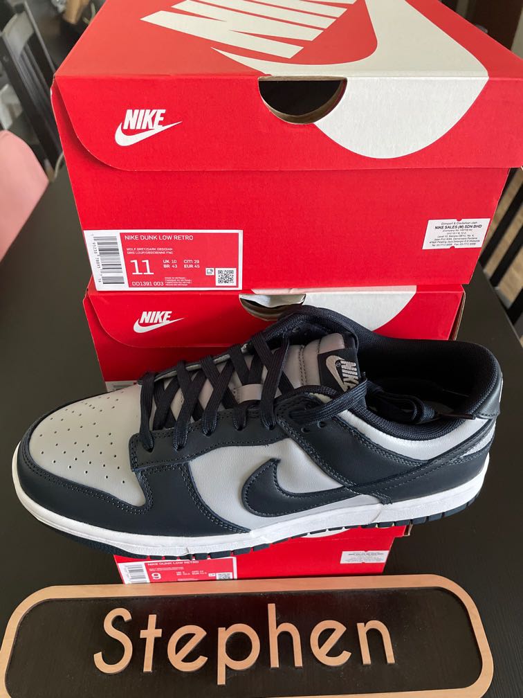 mens dunk low georgetown