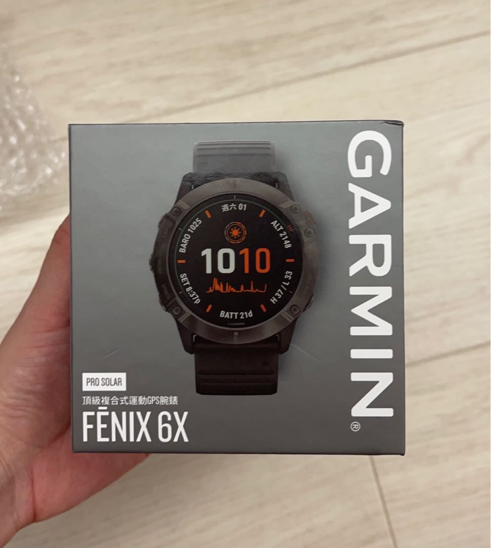 Garmin Fenix 6X Pro Solar 全新未拆封