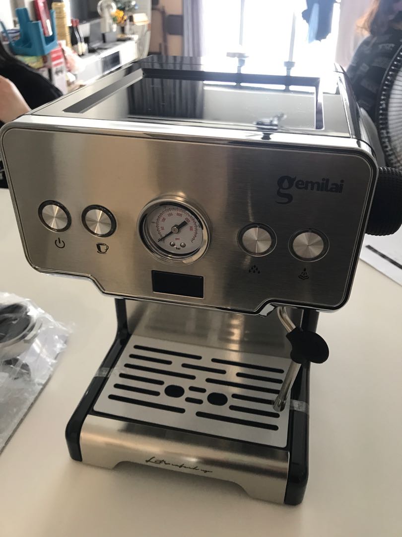 Gemilai CRM3605 Espresso Machine, TV 