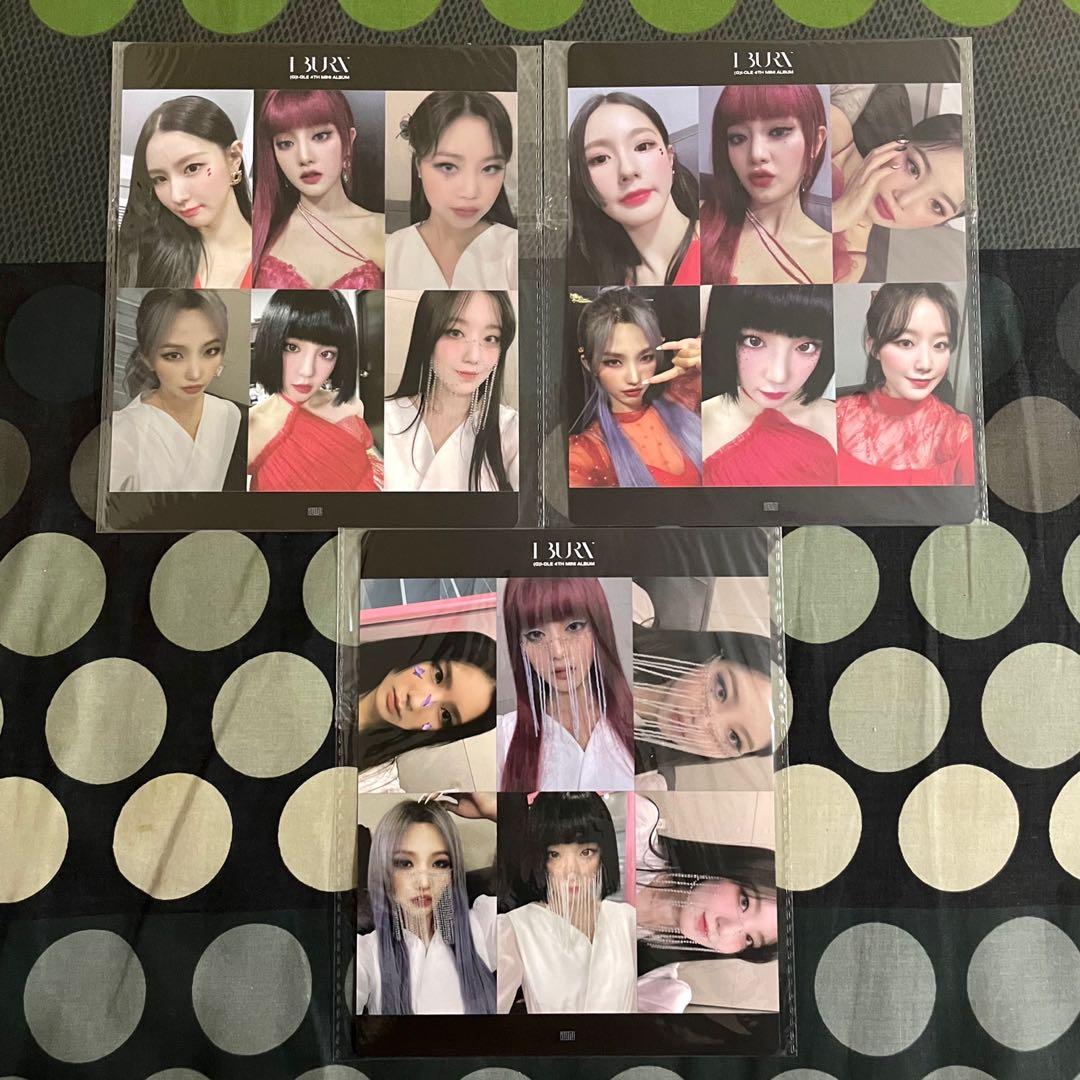 GIDLE I BURN hwaa 火花 ラッキーフォトカード トレカ 【公式通販】