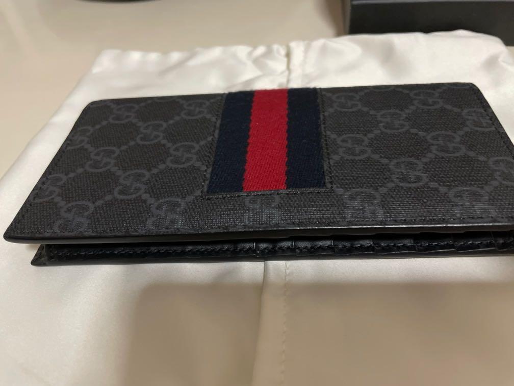 Gucci GG Supreme Web long wallet, Men's Fashion, Watches 