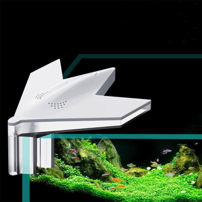 Hang on 4W Lighting Lamp for Corner or Round edge Aquarium Fish Tank. Corner light