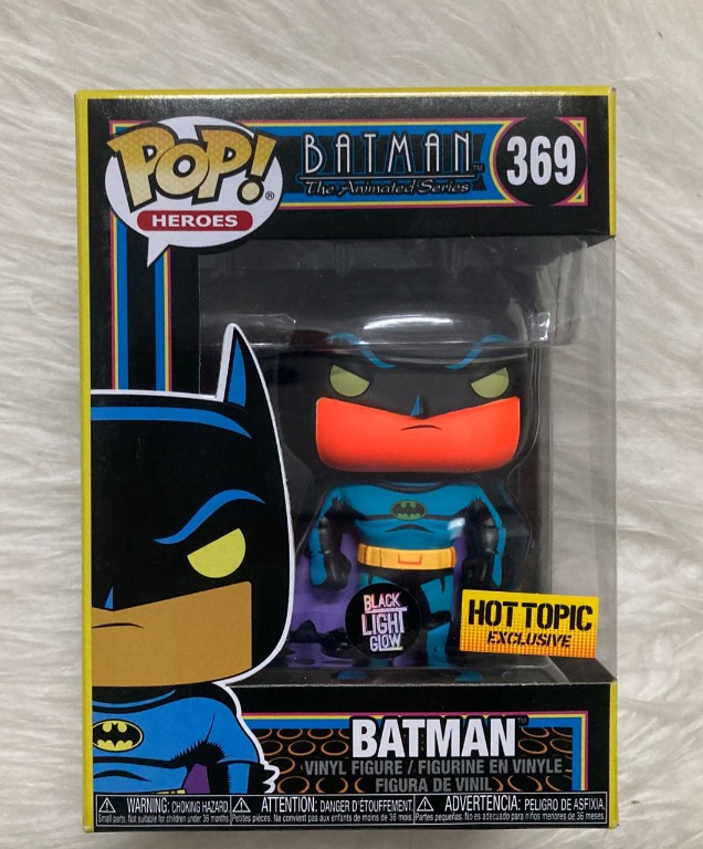 Black Light Glow Batman Funko Pop
