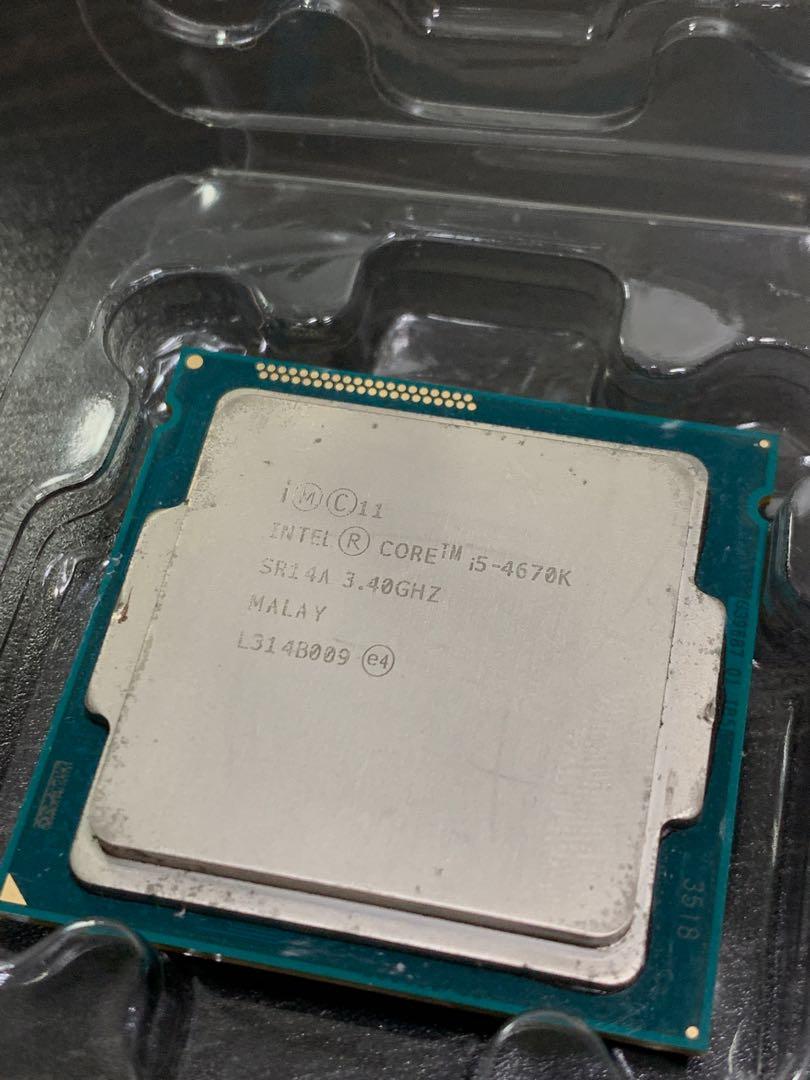 i5-4670k Processor (Category: Computer Parts) located in Singapore. Submitted by dxxxx112 (Listing ID 1109689727, Image 2). Description: Does not come with box or cpu fan..