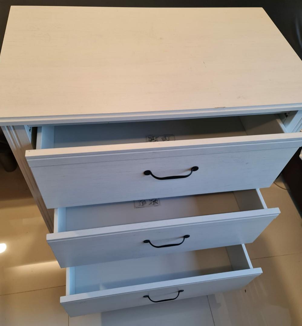 Ikea Brusali Chest of Drawers 3, Furniture & Home Living, Furniture
