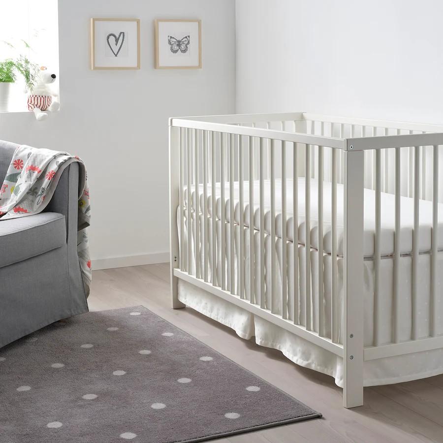Ikea Gulliver Crib + Tiny Winks Premium Mattress, Babies & Kids, Baby