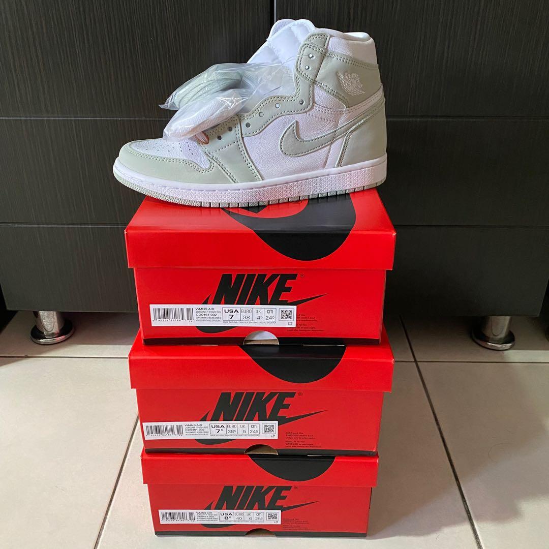 Jordan 1 seafoam box Sale