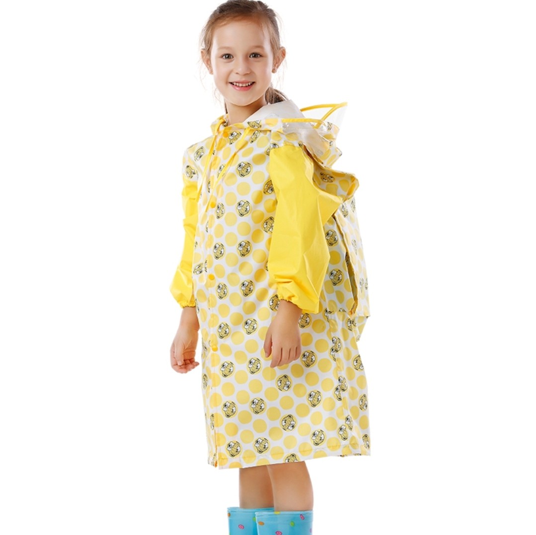 Raincoat with school bag cover on sale