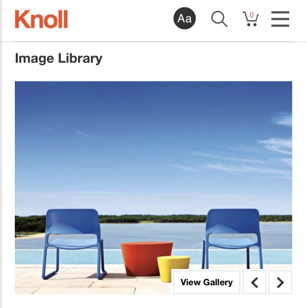 Knoll spark lounge on sale chair