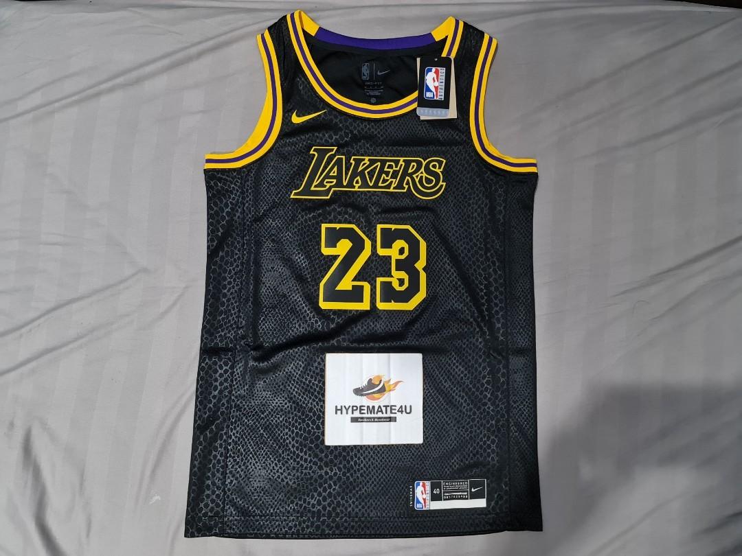 LeBron James Black Mamba Lakers NBA Jersey Men s Fashion Tops