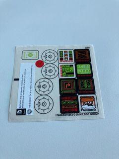 LEGO 76023 The Tumbler sticker sheet 