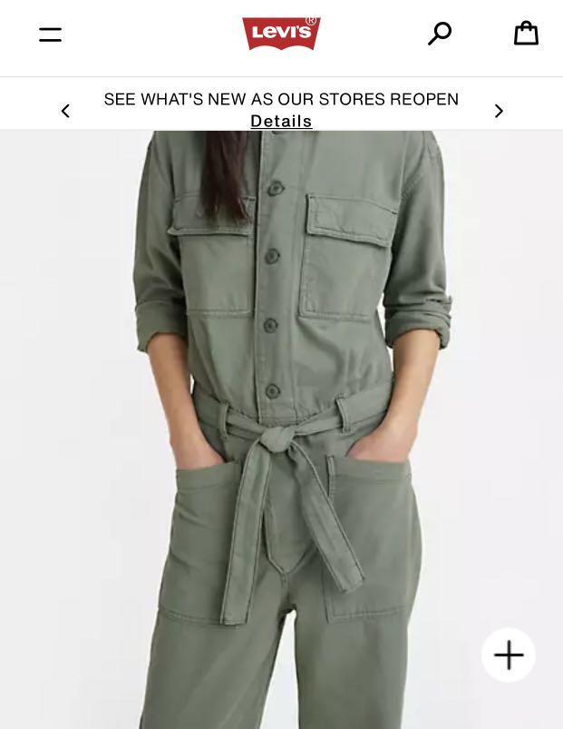 Levi's Utility Jumpsuit in Green