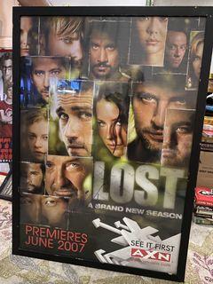 LOST : Signed by Daniel Dae Kim : 25 x 37 framed poster 