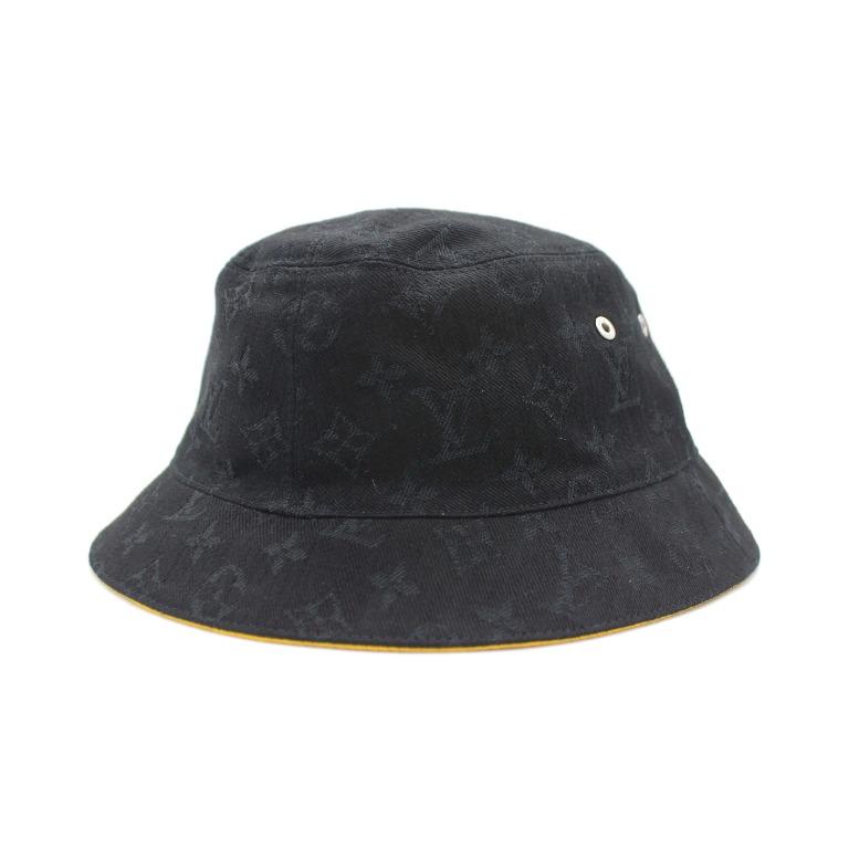Louis Vuitton Chapo Monogram Black Denim Reversible Bucket Hat – STYLISHTOP