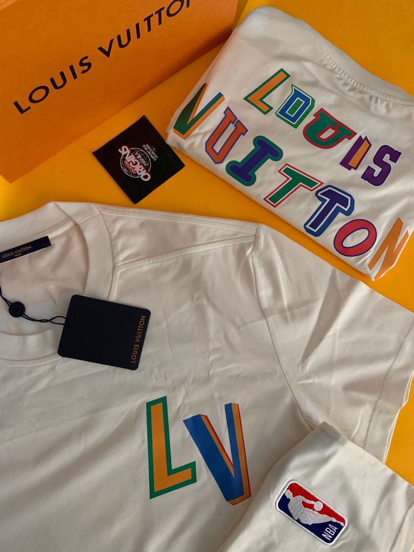 Louis Vuitton x NBA tshirt, Men's Fashion, Tops & Sets, Tshirts