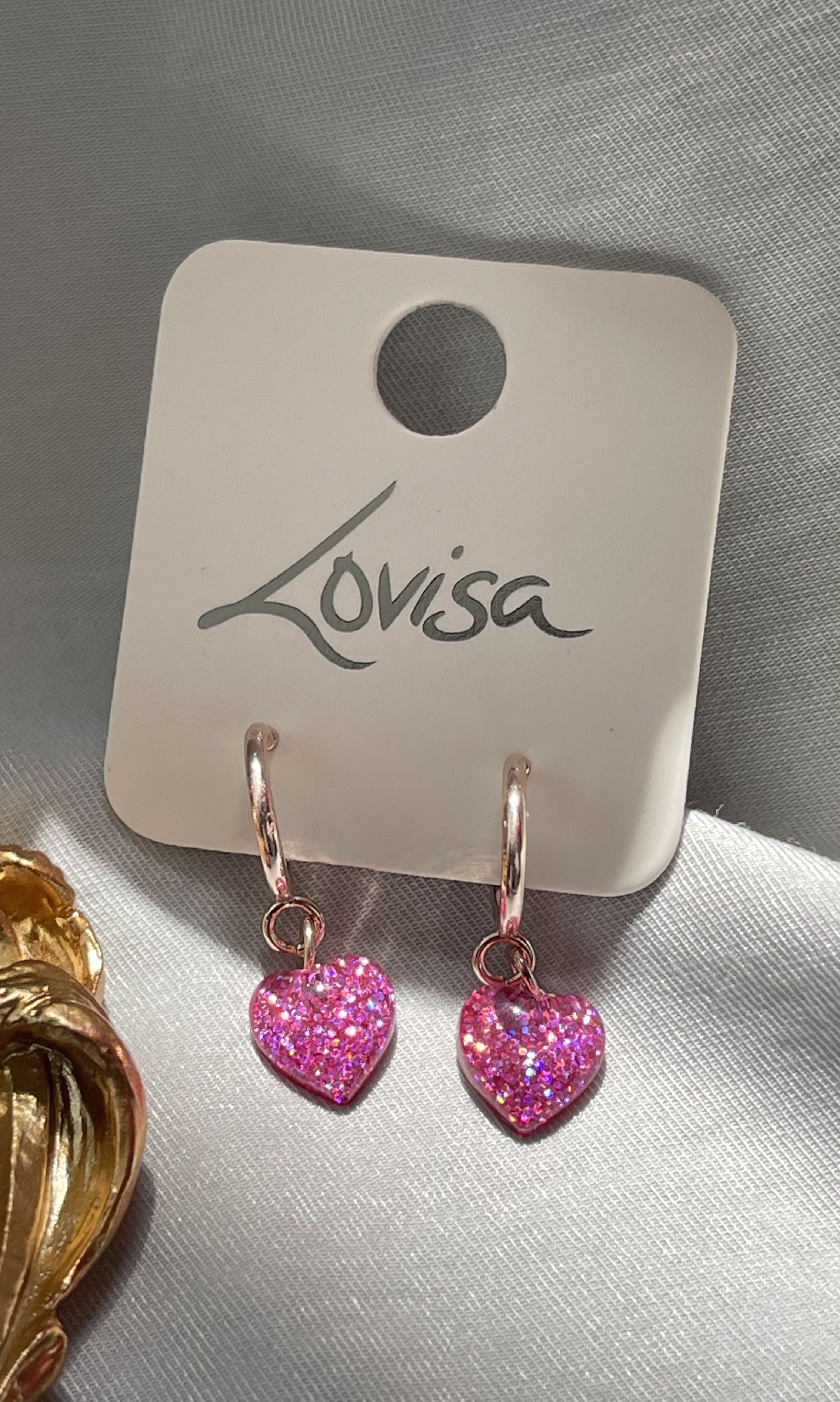 Lovisa cheap heart earrings