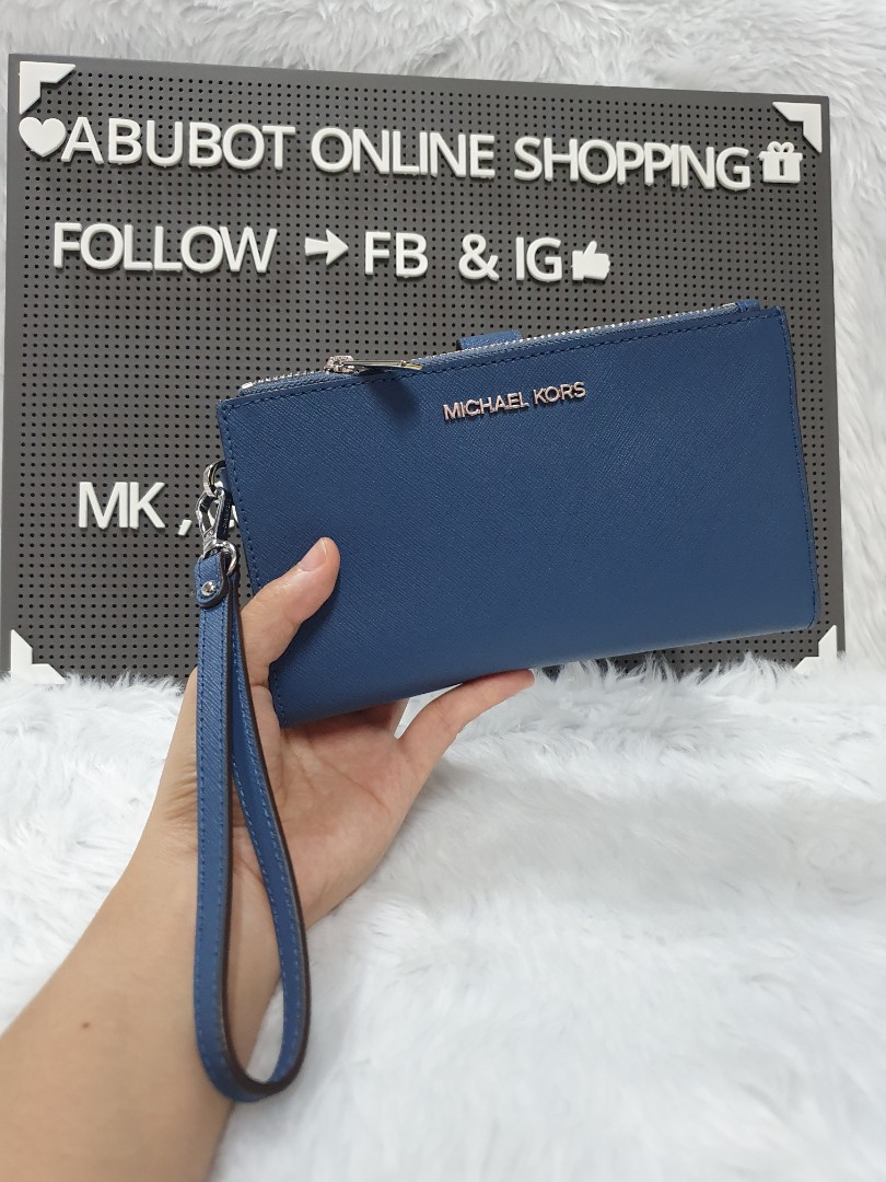 MICHAEL Michael Kors Small Coin Purse Dark Chambray One Size 32T7GM9P0L415   AllGlitters
