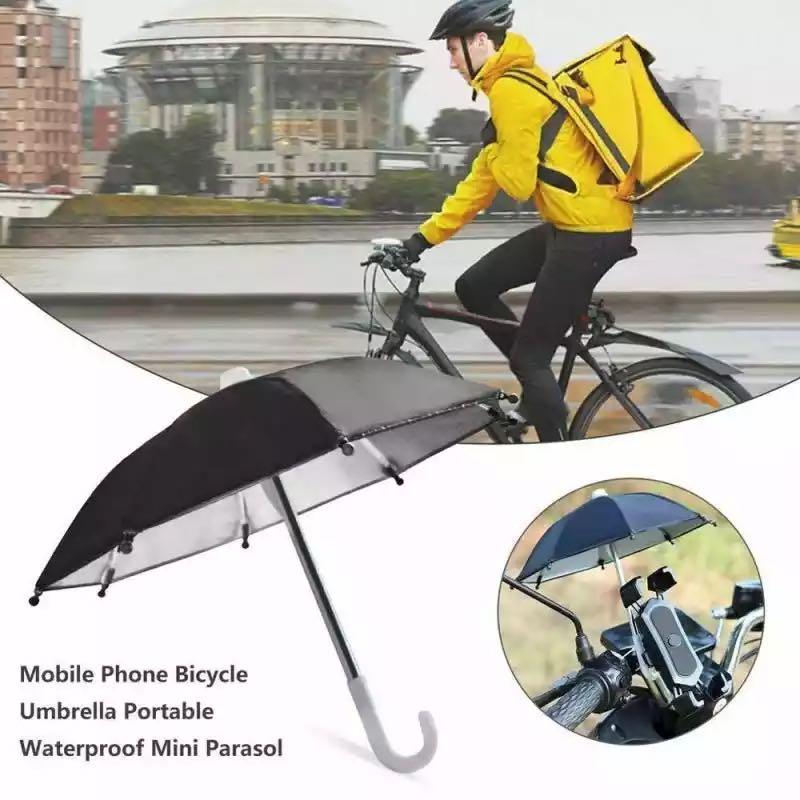 Bicycle umbrella holder outlet