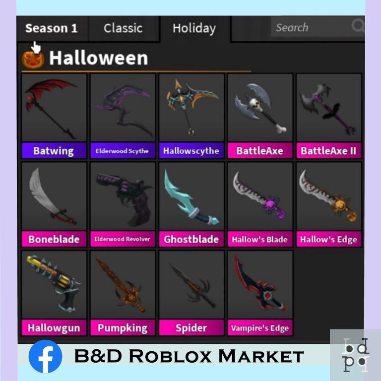 Roblox Murder Mystery 2 Value List