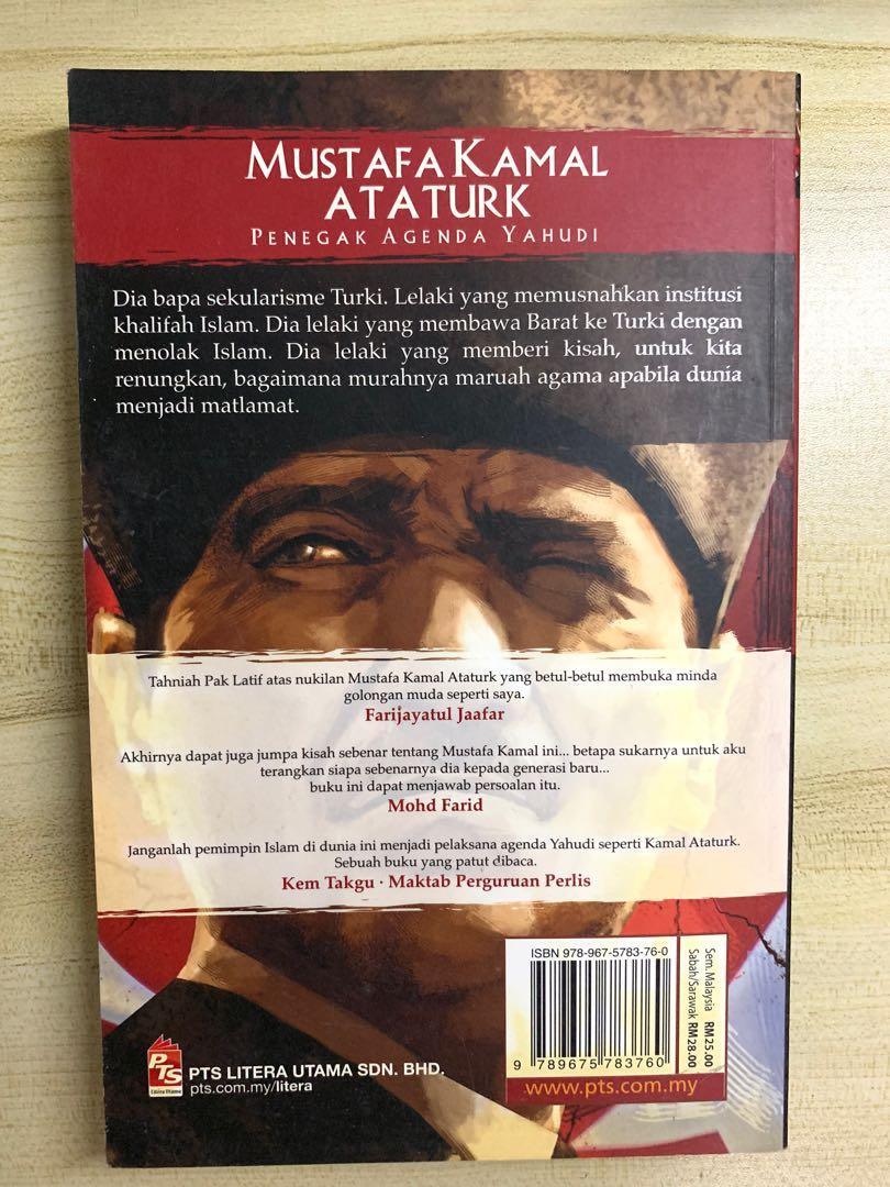 Mustafa Kamal Ataturk Penegak Agenda Yahudi Books Stationery Books On Carousell