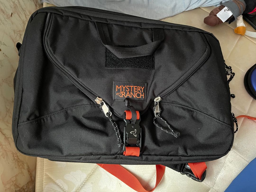 Mystery Ranch 3 Way Briefcase Tasche – Wildfire Black, Vielseitig Als Rucksack, Tasche Oder Schultertasche