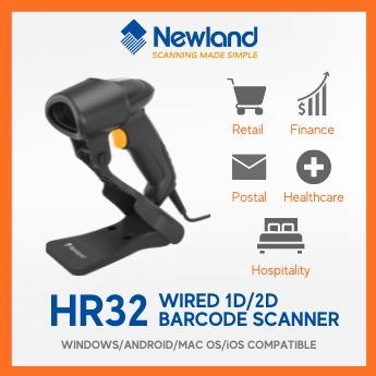 Newland HR32 2D Wired Barcode Scanner – Kingly Pte Ltd