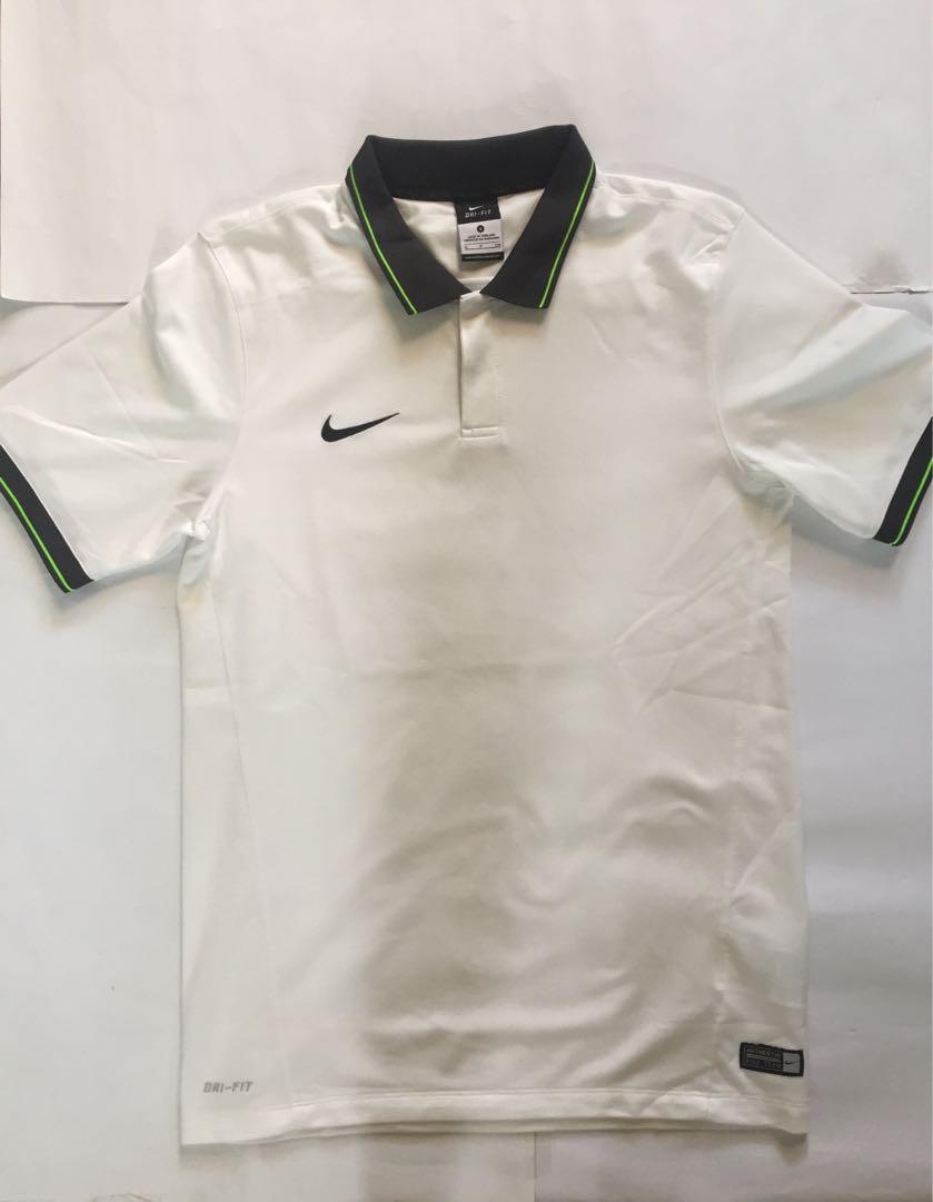green nike polo shirt