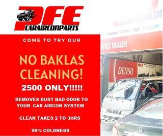 Car aircon No baklas Dashboard cleaning promo package
